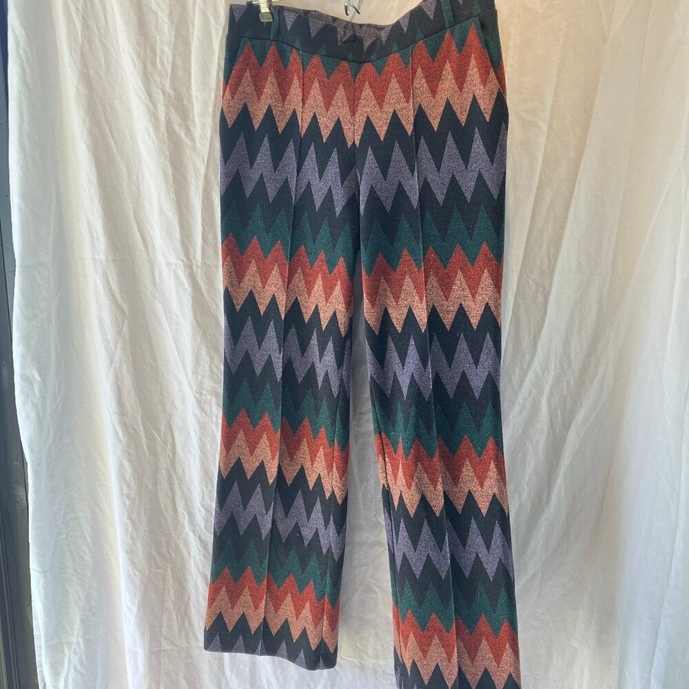 Zig Zag Trousers Vilagallo Black Green Orange Lavendar